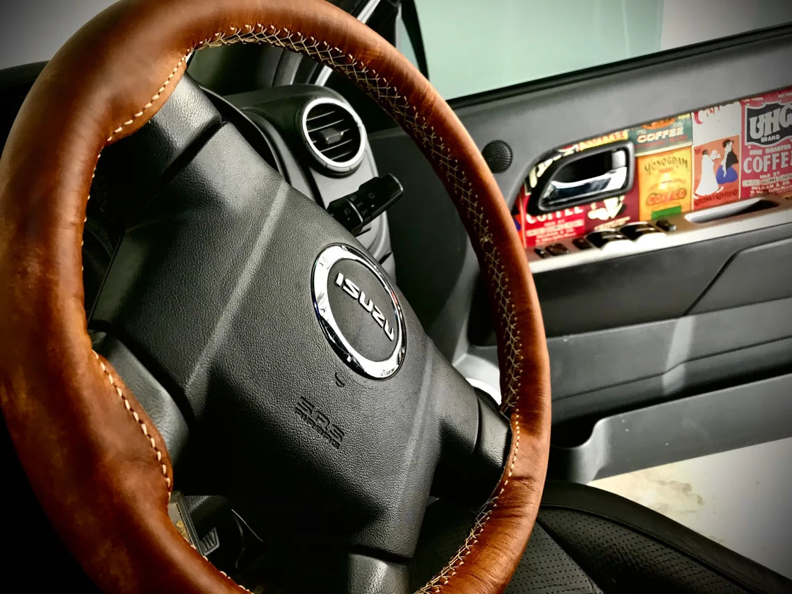 Steering Wheel Cover- Microfiber Leather